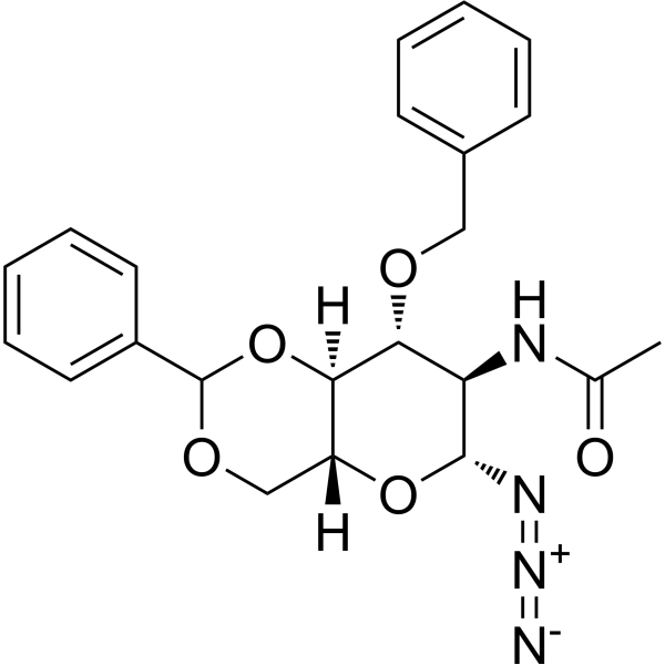 2-Acetamido-3-O-benzyl-4,6-O-benzylidene-2-deoxy-β-D-glucopyranosyl azide 80887-27-0